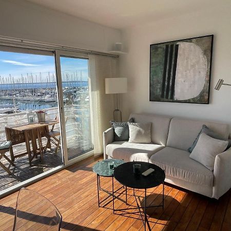 Le Petit Pinson Meerblick Port Golfe-Juan Kültér fotó