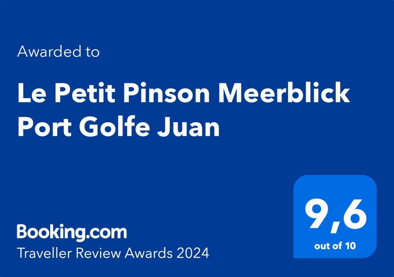 Le Petit Pinson Meerblick Port Golfe-Juan Kültér fotó